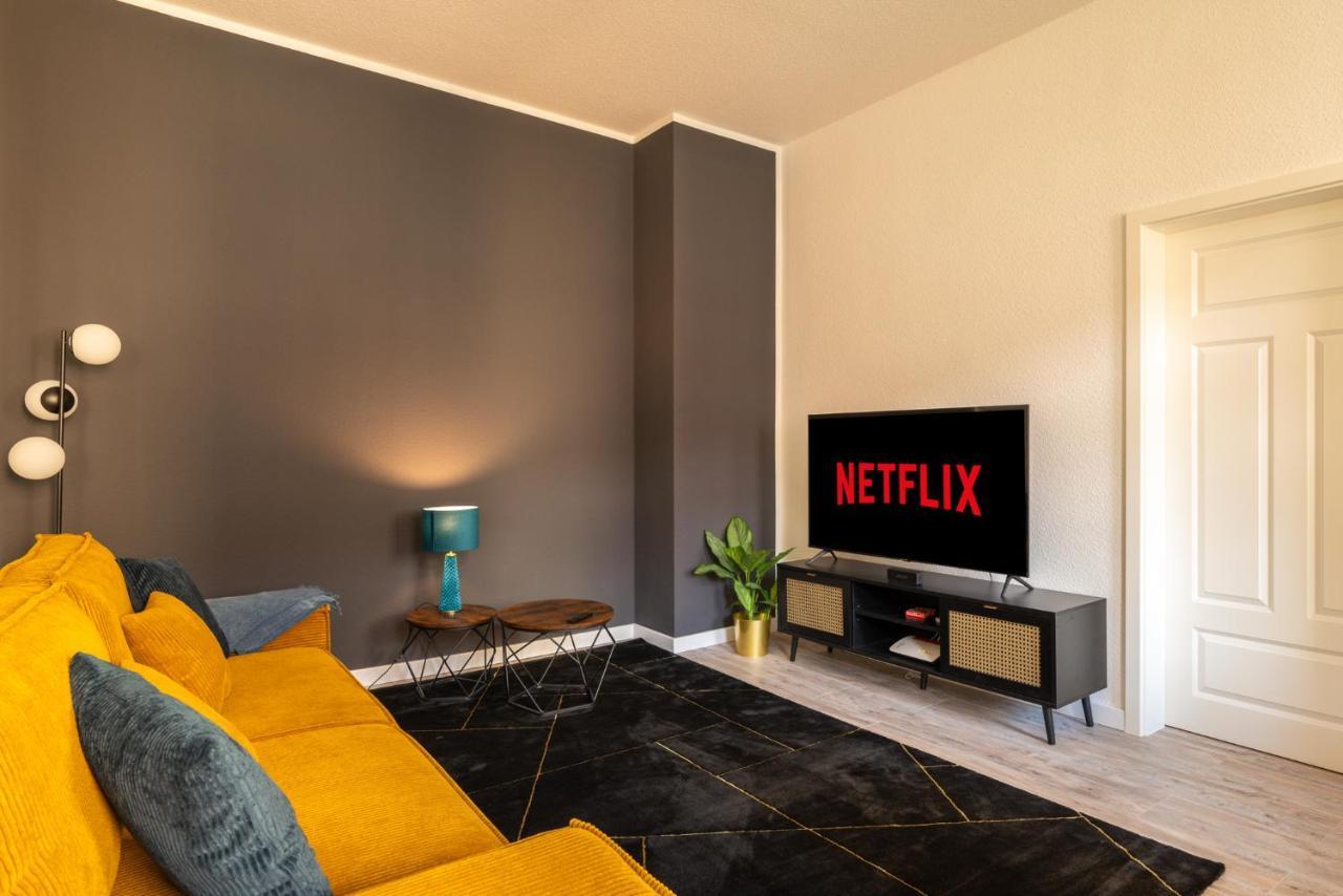 Maremar - Design Apartment - Luxus Boxspringbett - Zentral - Kueche - Arbeitsplatz - Highspeed Wlan Gera Buitenkant foto