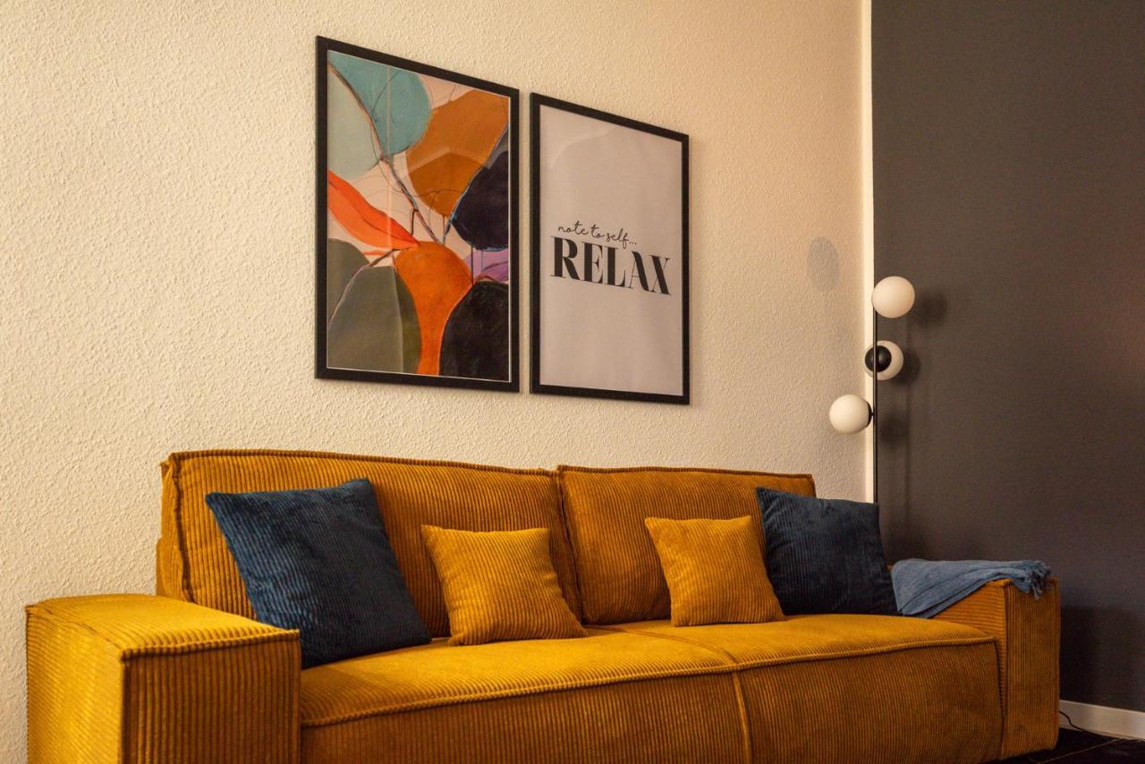 Maremar - Design Apartment - Luxus Boxspringbett - Zentral - Kueche - Arbeitsplatz - Highspeed Wlan Gera Buitenkant foto